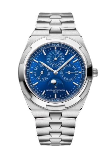 Vacheron Constantin Overseas Ultra-Thin Perpetual Calendar White Gold / Blue / Bracelet
