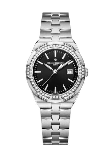 Vacheron Constantin Overseas Quartz Stainless Steel / Diamond / Black