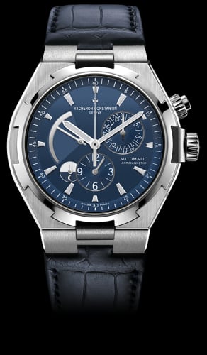 Vacheron Constantin Overseas Dual Time Stainless Steel / Blue