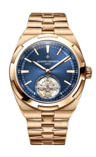 Vacheron Constantin Overseas Tourbillon Pink Gold / Blue