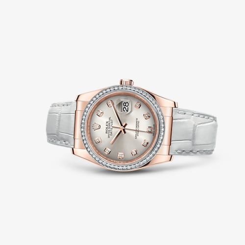 Rolex Datejust 36 Everose Strap Pink Diamonds