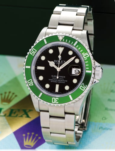 Rolex Submariner Date 16610 LV Mark 6