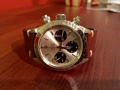 Rolex Daytona 6265 Stainless Steel / Silver / Big Red