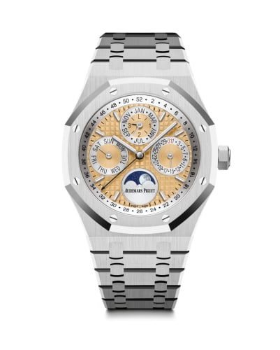 Audemars Piguet Royal Oak Perpetual Calendar 41 Platinum / Salmon