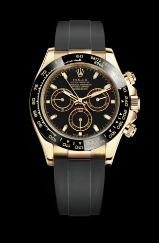 Rolex Cosmograph Daytona Yellow Gold / Cerachrom / Black / Oysterflex