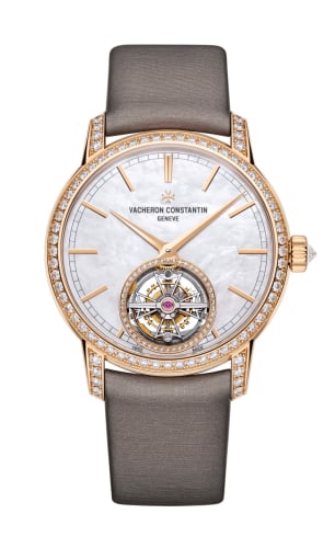 Vacheron Constantin Traditionnelle Tourbillon Pink Gold / Diamond / MOP