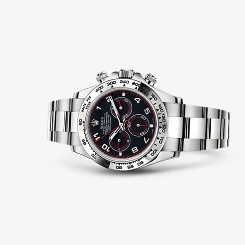 Rolex Daytona White Gold Black Racing