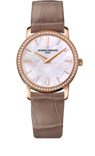 Vacheron Constantin Traditionnelle Quartz Pink Gold / Diamond / MOP