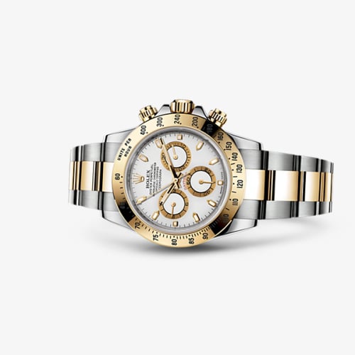 Rolex Cosmograph Daytona Rolesor / White