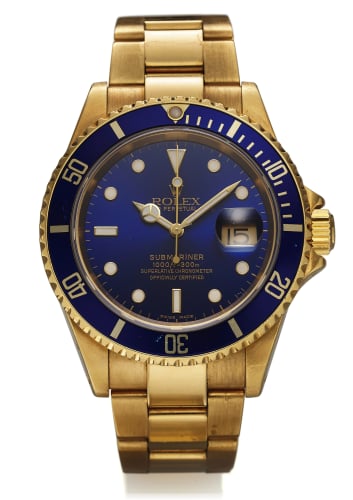 Rolex Submariner 16618 Blue SuperLuminova