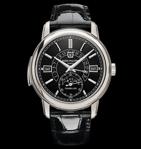 Patek Philippe Tourbillon Minute Repeater Perpetual Calendar 5316 Platinum / Black