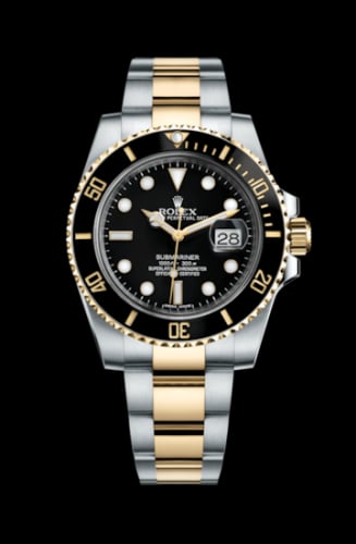 Rolex Submariner Date Rolesor / Black / Cerachrom