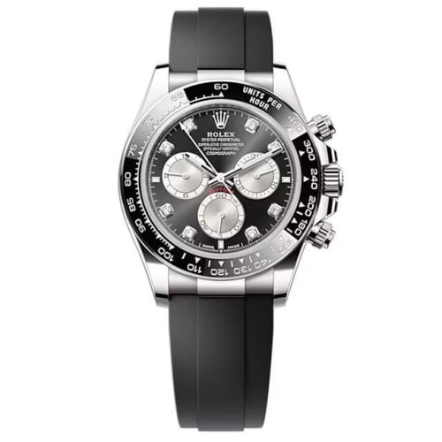 Rolex Cosmograph Daytona White Gold - Cerachrom / Black - Steel - Diamond / Oysterflex