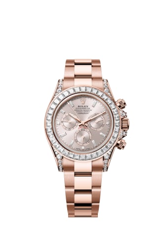 Rolex Cosmograph Daytona Everose Gold - Baguette / Sundust - Baguette / Oyster