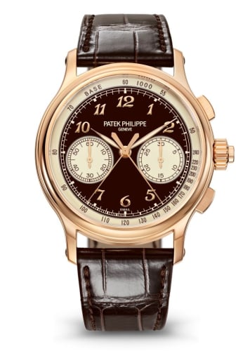 Patek Philippe Split-Seconds Chronograph 5370 Rose Gold / Brown