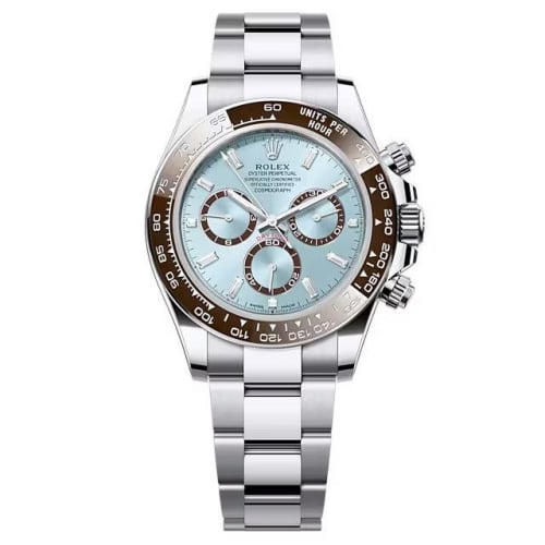 Rolex Cosmograph Daytona Platinum - Cerachrom / Ice Blue - Baguette / Oyster
