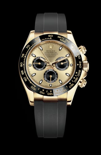 Rolex Cosmograph Daytona Yellow Gold / Cerachrom / Champagne / Oysterflex