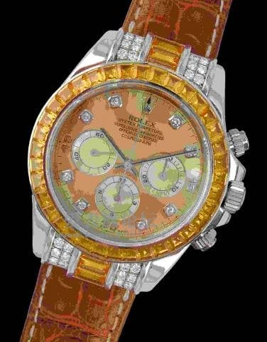 Rolex Daytona White Gold Sapphire Strap