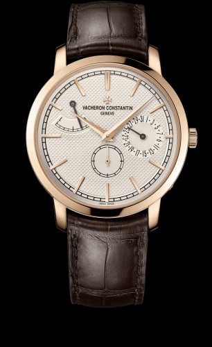 Vacheron Constantin Traditionnelle Manual-Winding Date and Power Reserve Pink Gold / Silver
