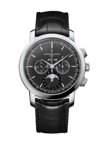 Vacheron Constantin Traditionnelle Chronograph Perpetual Calendar Platinum / Black