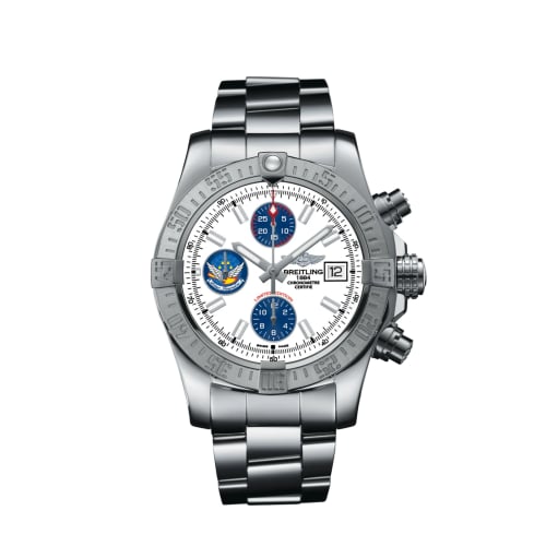 Breitling Avenger II Stainless Steel / Blue Impulse