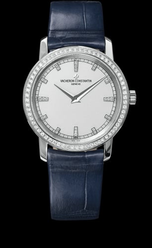 Vacheron Constantin Traditionnelle Quartz White Gold / Diamond / Silver