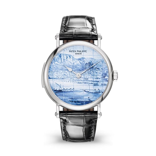 Patek Philippe Tourbillon Minute Repeater 5538 White Gold / Old Views of Geneva