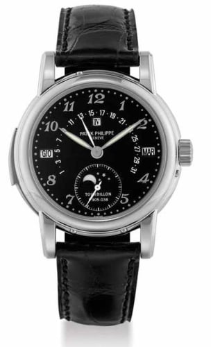 Patek Philippe Tourbillon Minute Repeater Perpetual Calendar 5016P Black Luminous