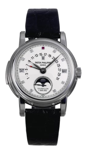 Patek Philippe Tourbillon Minute Repeater Perpetual Calendar 5016P White Diamond