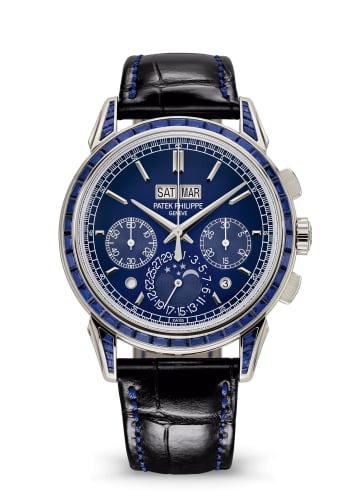 Patek Philippe Perpetual Calendar Chronograph 5271 Platinum - Sapphire / Blue