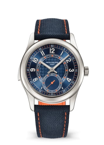 Patek Philippe Minute Repeater White Gold / Navy Blue Carbon