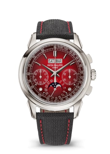 Patek Philippe Perpetual Calendar Chronograph 5270 Platinum / Red
