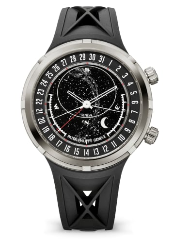 Patek Philippe Celestial Sunrise and Sunset 6105 White Gold / Black