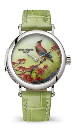 Patek Philippe Minute Repeater 7000 Bird on a Red Maple