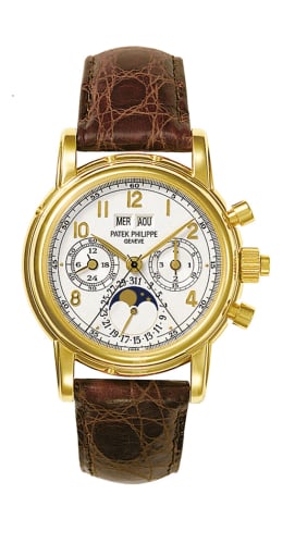 Patek Philippe Perpetual Calendar Split Seconds Chronograph 5004 Yellow Gold