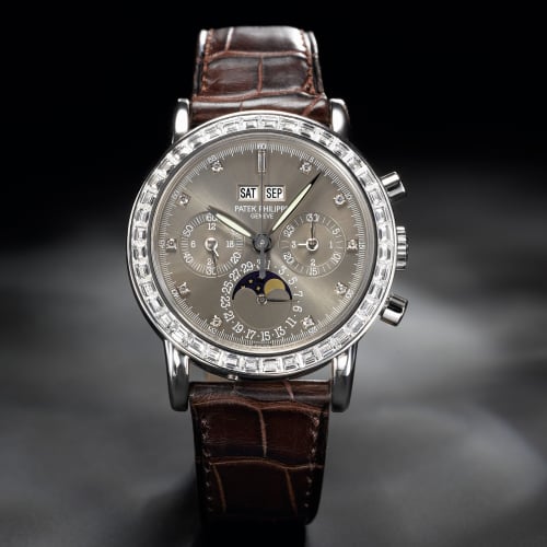 Patek Philippe Perpetual Calendar Chronograph 3990 Platinum / Slate