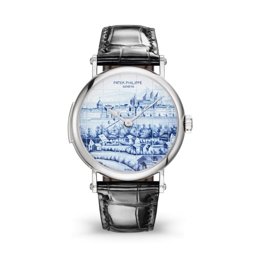 Patek Philippe Tourbillon Minute Repeater 5538 White Gold / Old Views of Geneva
