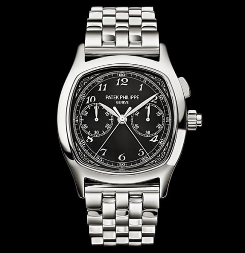 Patek Philippe Split-Seconds Chronograph 5950 Stainless Steel / Black / Bracelet