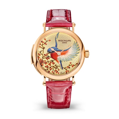 Patek Philippe Minute Repeater 7000 Rose Gold / Bird