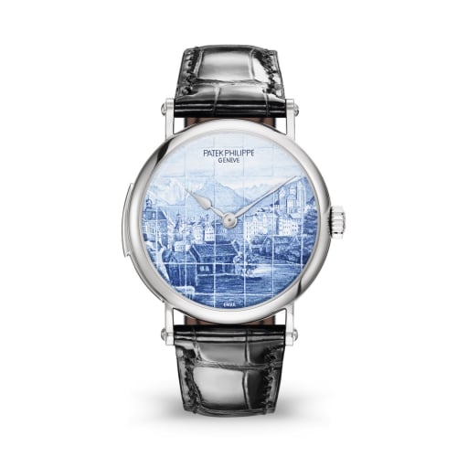 Patek Philippe Tourbillon Minute Repeater 5538 White Gold / Old Views of Geneva