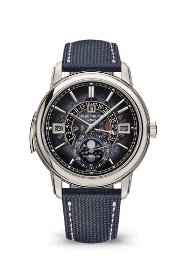 Patek Philippe Tourbillon Minute Repeater Perpetual Calendar 5316 Platinum / Blue Sapphire