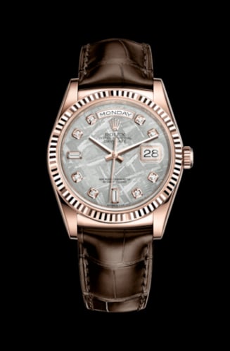 Rolex Day-Date 36 Everose / Strap / Meteorite