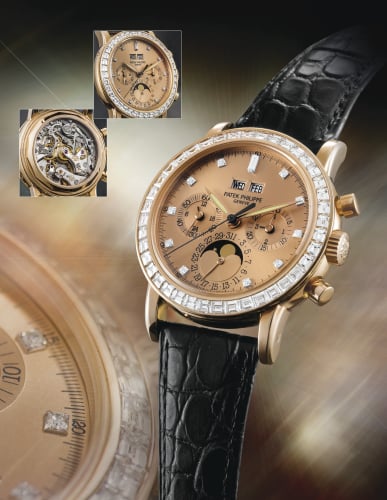 Patek Philippe Perpetual Calendar Chronograph 3990 Rose Gold / Pink