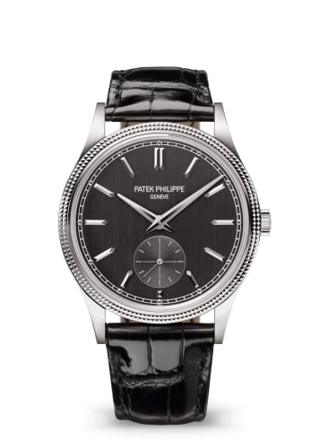 Patek Philippe Calatrava Clous de Paris White Gold / Gray
