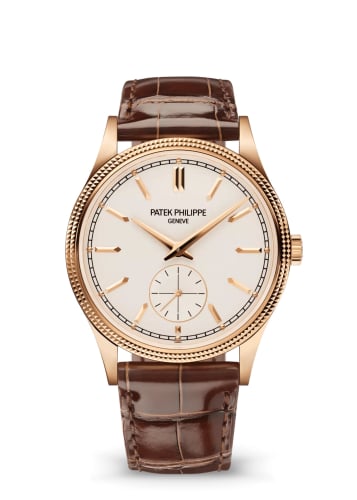 Patek Philippe Calatrava Clous de Paris Rose Gold / Silver