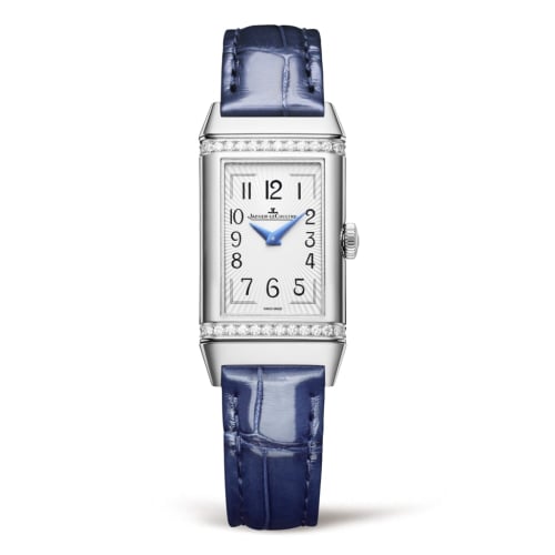 Jaeger-LeCoultre Reverso One Duetto Stainless Steel / Silver / Alligator