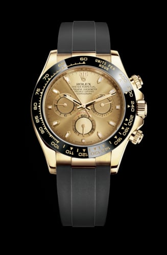 Rolex Cosmograph Daytona Yellow Gold / Cerachrom / Champagne / Oysterflex