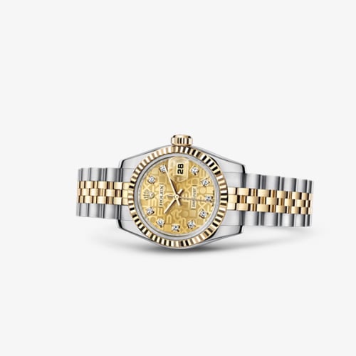 Rolex Lady-Datejust 26 Rolesor Fluted Computer Diamond Jubilee