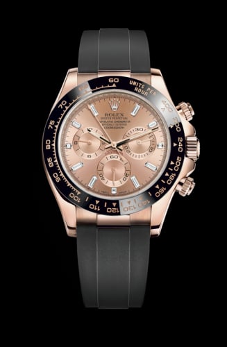 Rolex Cosmograph Daytona Everose / Cerachrom / Pink - Baguette / Oysterflex