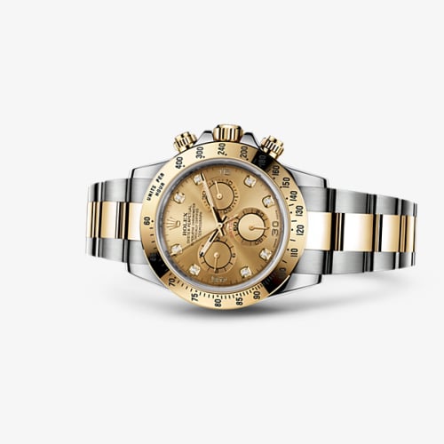 Rolex Cosmograph Daytona Rolesor / Champagne Diamond